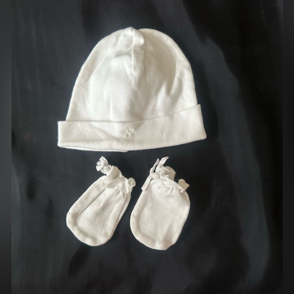 Bonpoint Infant Beanie Hat Set Size 1 - Picture 5 of 7